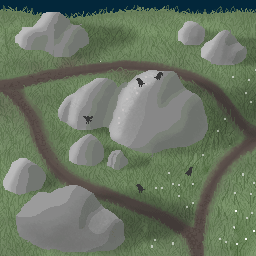 Rocky Field Background